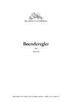 Boenderegler